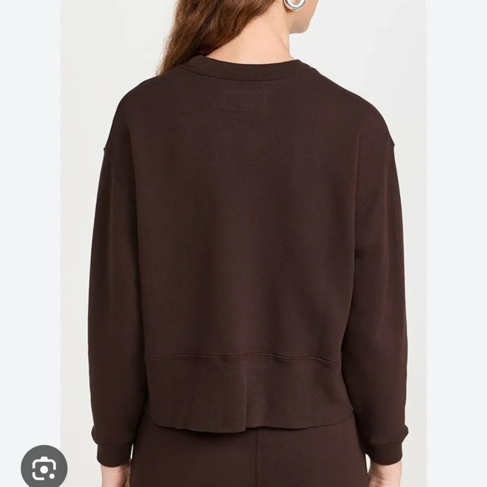 THE GREAT. The League Sweatshirt, Brown, Small - Picture 5 of 7